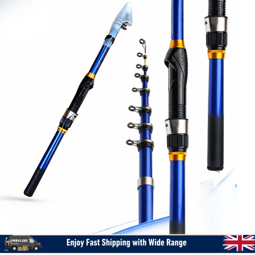 Telescopic fishing rod pole - rod,