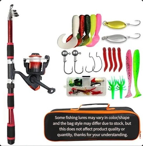 Fishing pole set - pole,