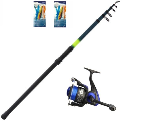Telescopic beachcaster fishing - beachcaster,