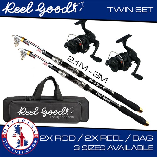 Telescopic fishing rods - 2x,