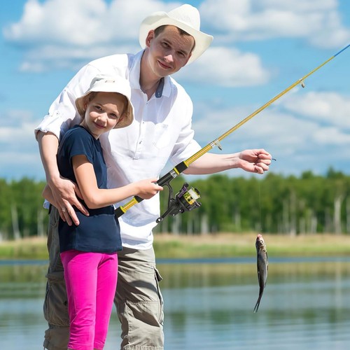 Telescopic fishing rod reel - rod,