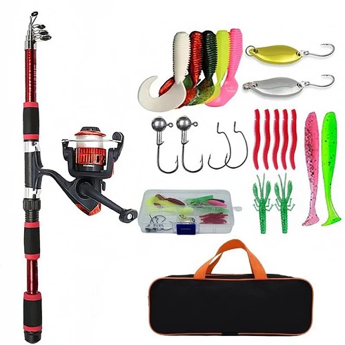 Telescopic fishing rod - telescopic,