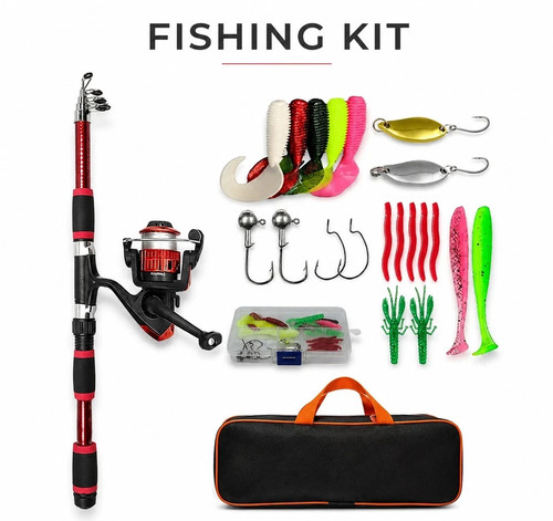 6ft telescopic fishing rod - rod, &
