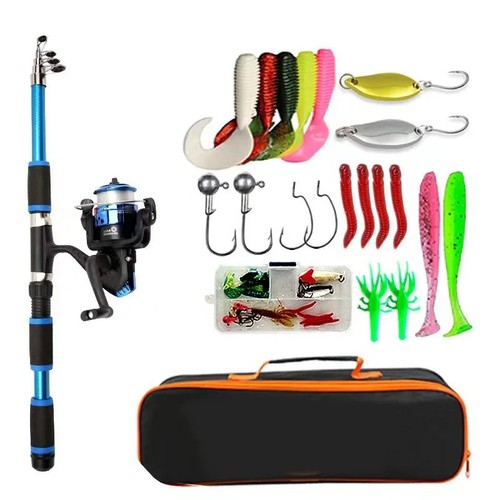 Fishing pole set - set, telescopic