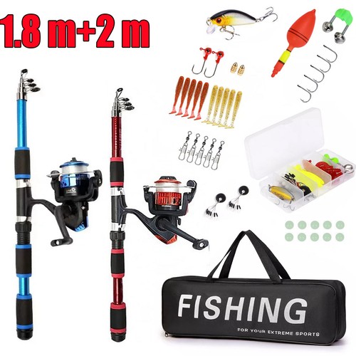 Fishing rod reel combo kit - fishing, &