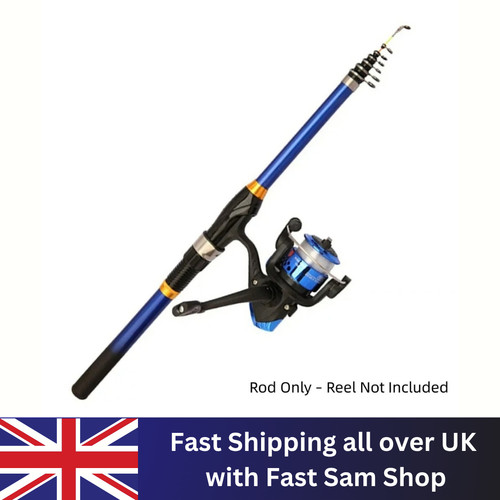 Telescopic fishing rod pole - telescopic,