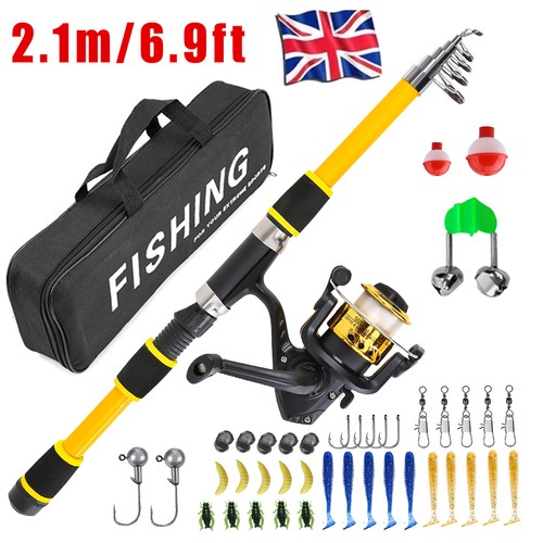 Telescopic rod reel - reel, combo