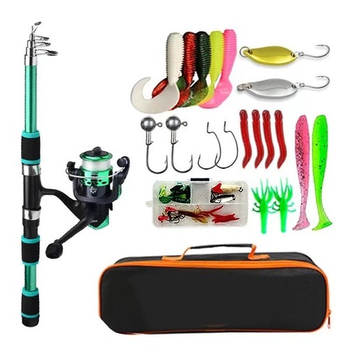 Telescopic fishing rod - telescopic, set