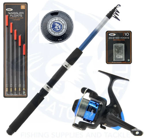Ngt 6ft telescopic fishing rod - telescopic,