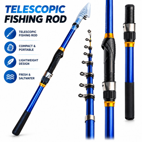 Fishing rod telescopic - fishing,