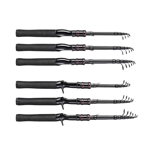 Telescopic lure rod - lure, carbon