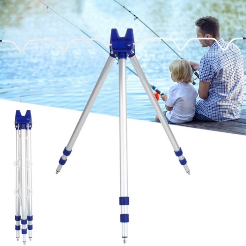 Fishing rods tripod stand rest - rods,